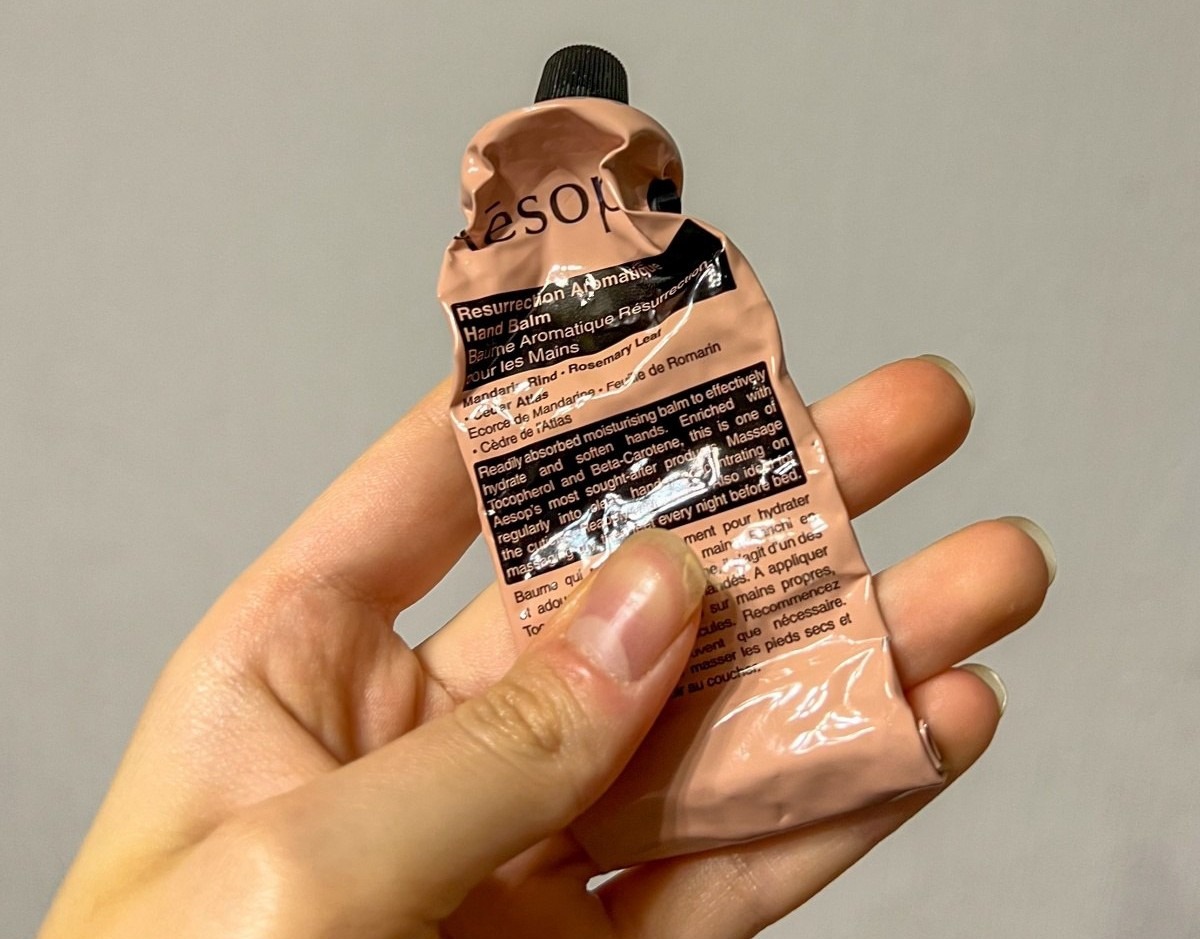 Aesop Resurrection Aromatique Hand Balm — использованный тюбик крема для рук