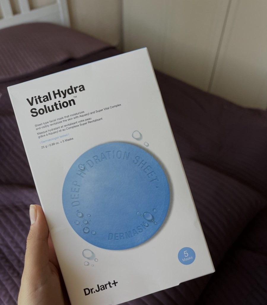 Dr. Jart+ Vital Hydra Solution Deep Hydration Sheet Mask — коробка 5 масок