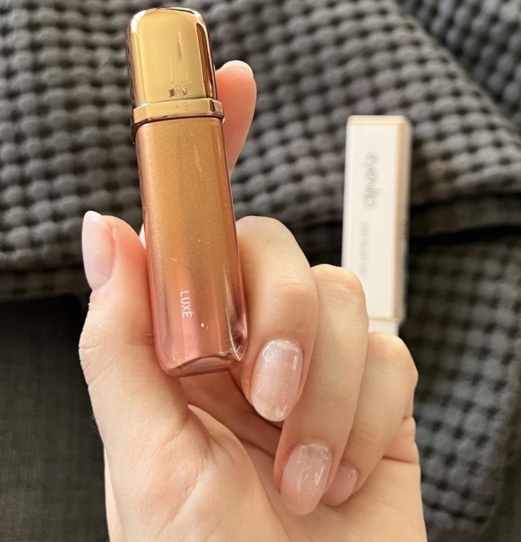 EYENLIP Deep Velvet Tint оттенок 02 Luxe — корейский тинт для губ и щёк, золотистый тюбик