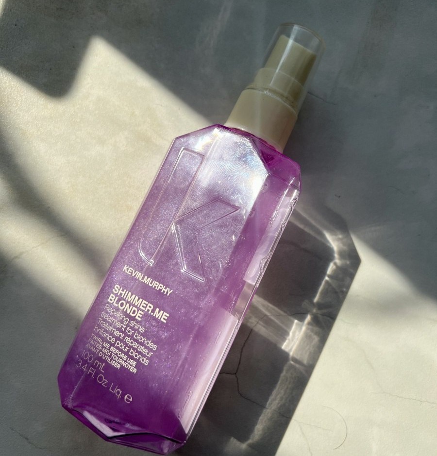 Kevin Murphy Shimmer.Me Blonde — фиолетовый флакон-спрей несмываемого масла для волос